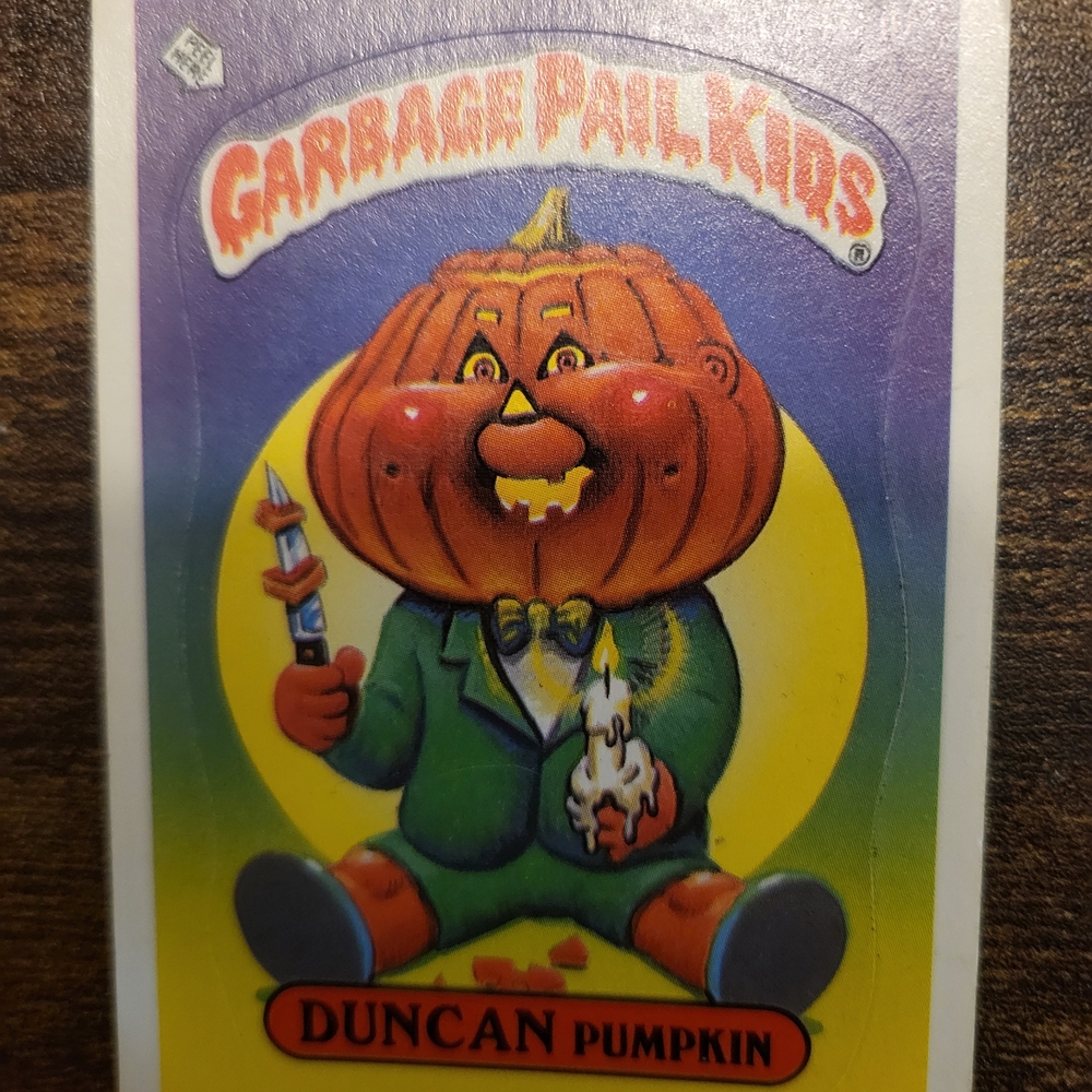 Duncan Pumpkin Collectible Sticker - Orange